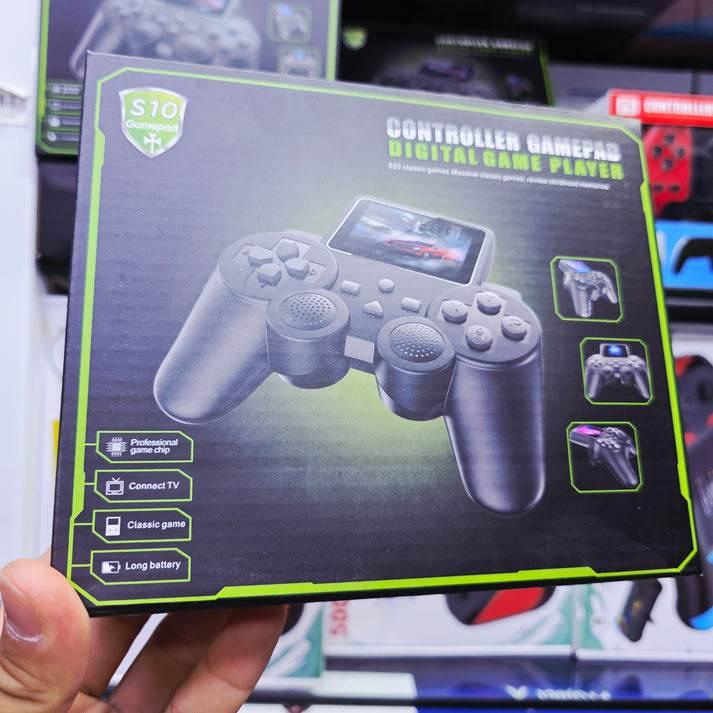 Dahili renkli ekranlı 500 retro oyunlu şarjlı kablosuz oyun konsulu S10 DT