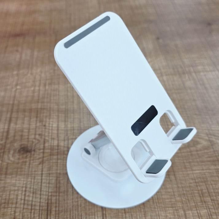 ( 5 adet ) Metal tabanlı 360 derece döner ayarlanabilir katlanabilir masa üstü telefon tablet tutucu TAŞTECH