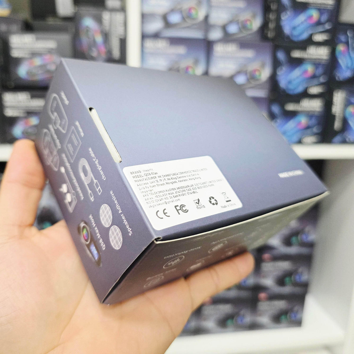 Q58 Max Kablosuz Motosiklet İnterkom Kulaklık Gürültü Engelleme, radyolu 2 Sürücü için 500M İçinde canlı telsiz Konuşur 5,3v bluetooth su geçirmez - G6P LEERFEİ