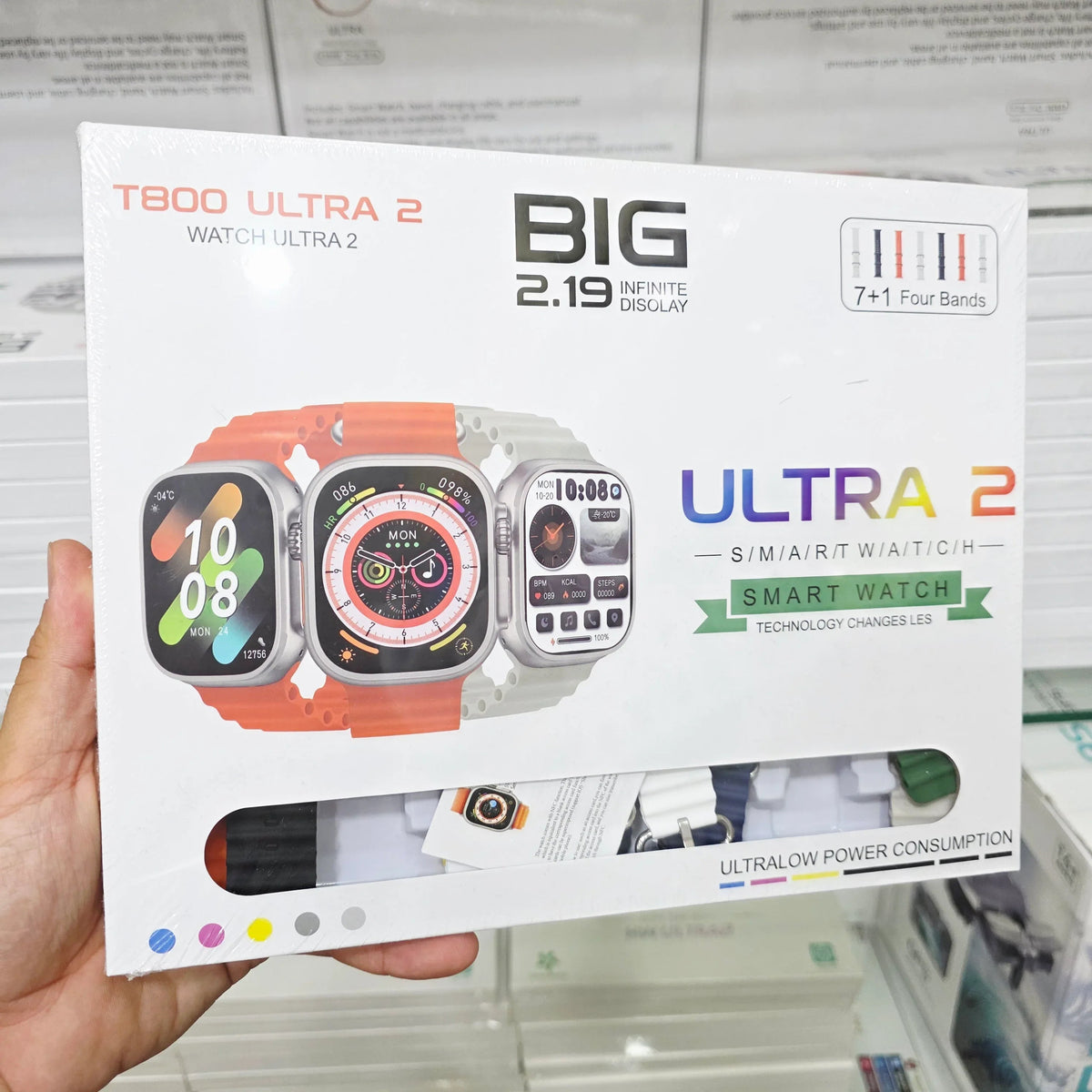 7 kordonlu T800 ultra2 2,19" TFT Ekran 49mm WEARFİT