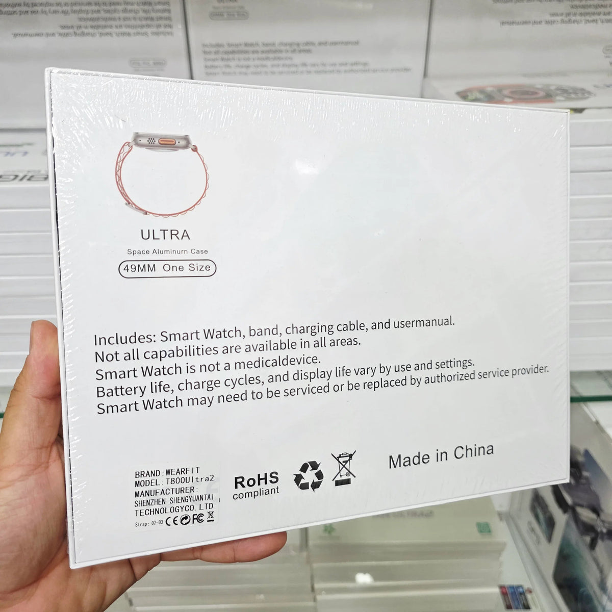 7 kordonlu T800 ultra2 2,19" TFT Ekran 49mm WEARFİT