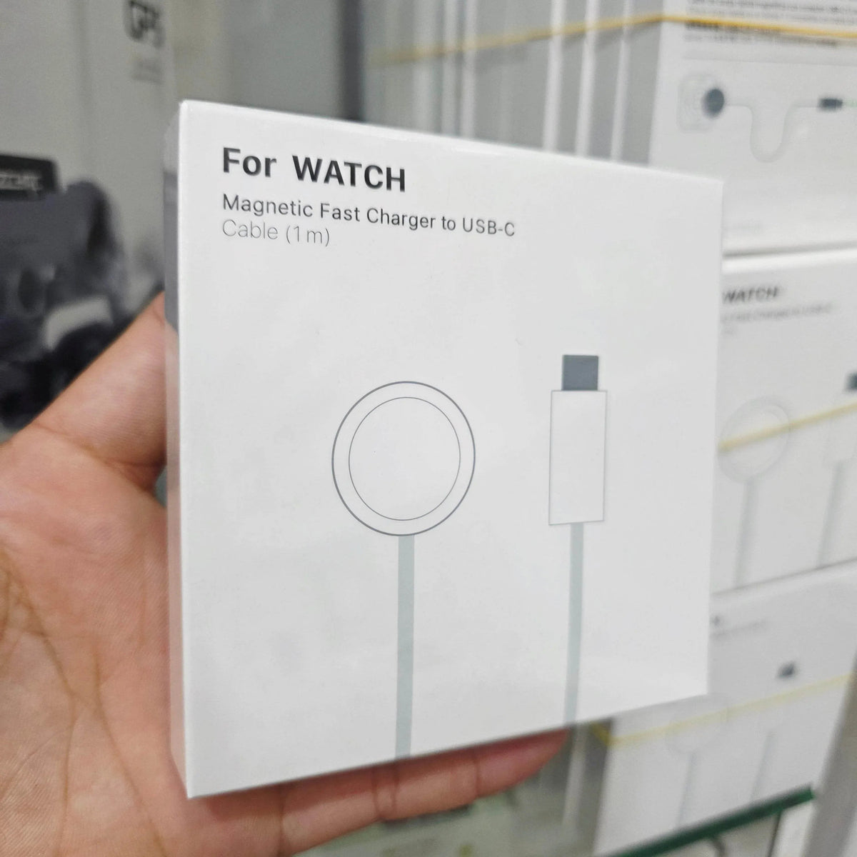 TypeC girişli manyatik akıllı saat watch hızlı şarj cıhazı TELETEK