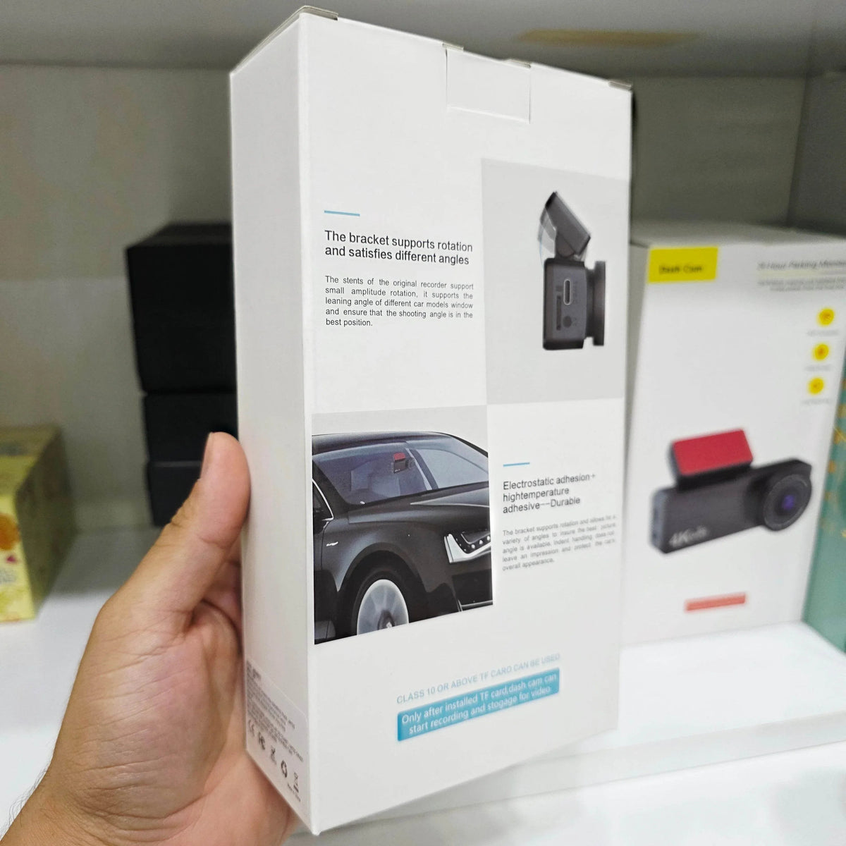 F8 4K Ultra Hd Ekranlı Ön Kamera Video Kaydedici Araç Kamerası Wi-Fi, IR Gece Görüşü, APP Kontrol DashCam WEARFİT