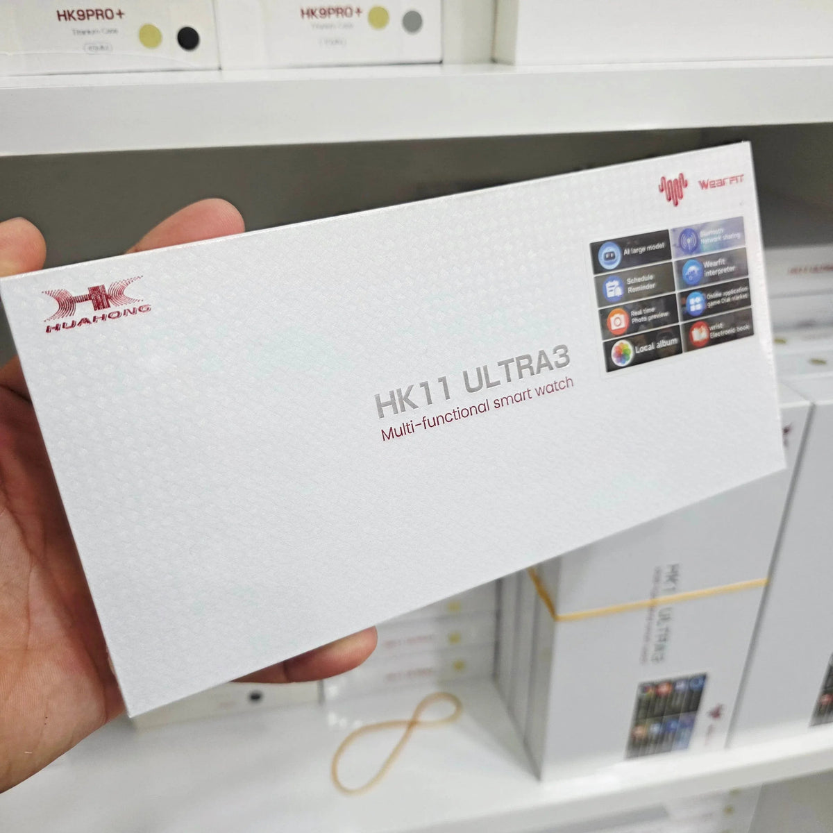 Hk 11 ultra3 amoled 49mm 2,02inç ios android uyumlu akıllı saat WEARFİT