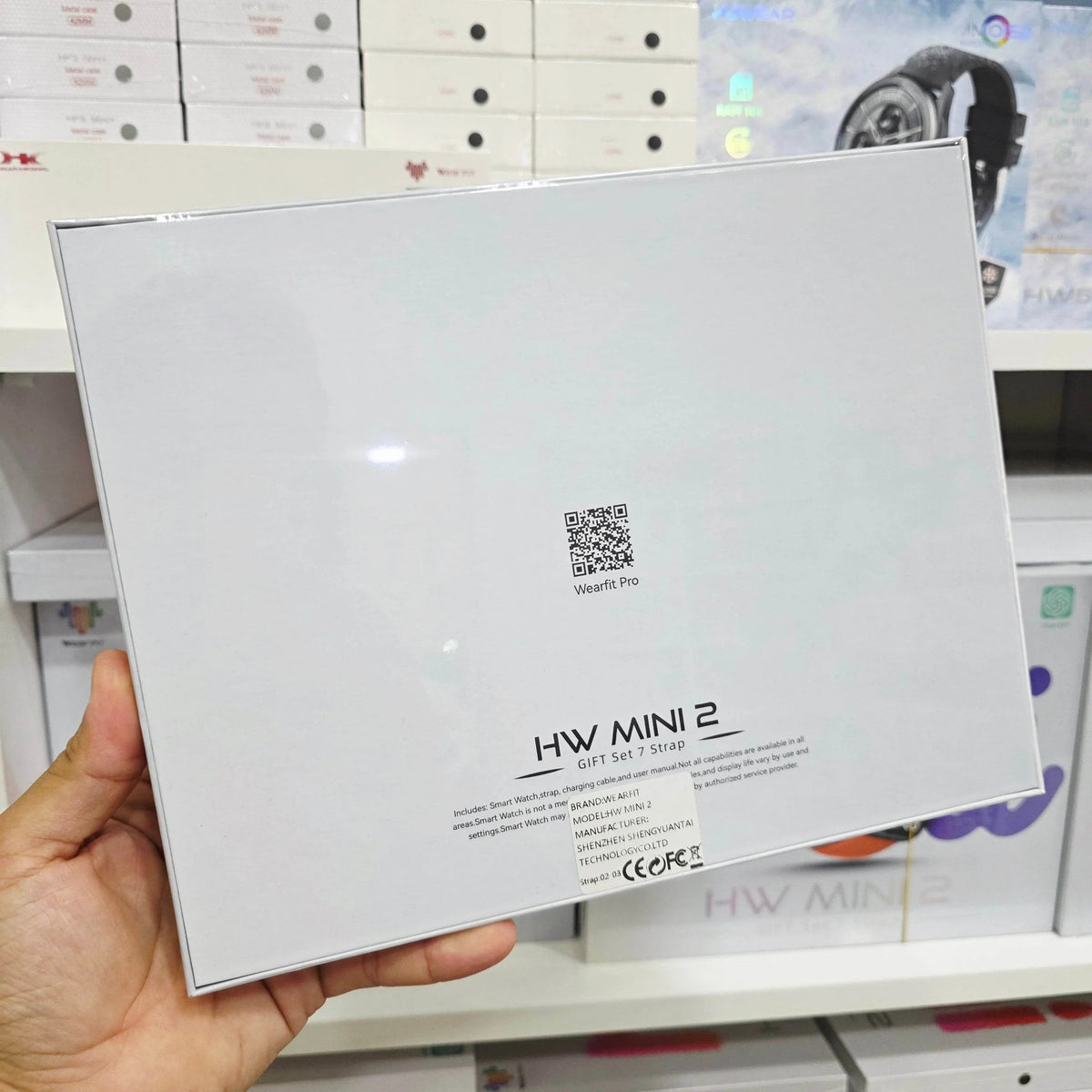 Hw mini2 41mm 1,75 inç chatgbt yapay zeka destekli 7 kordonlu akıllı saat WEARFİT