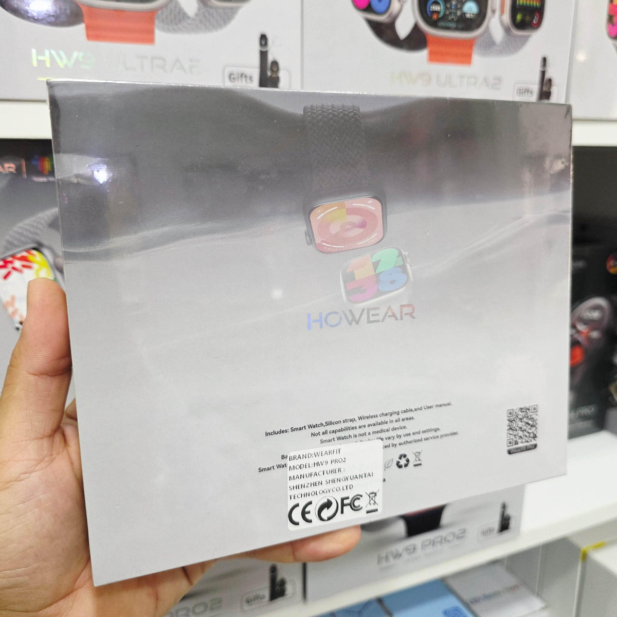 Hw9 pro2 amoled ekranlı 45mm anahtarlık hediyeli ios android uyumlu akıllı saat WEARFİT