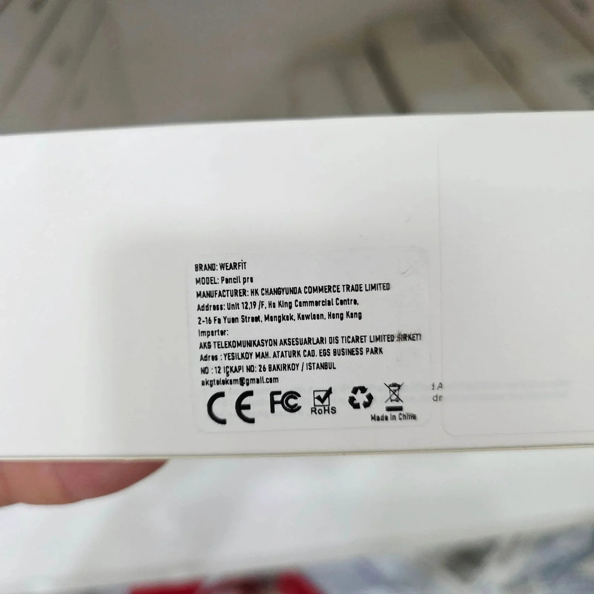 Pencil şarj edilebilir tablet kalemi WEARFİT