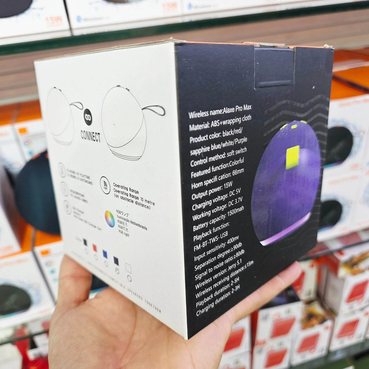 Alexa pro max ev masaüstü kablosuz taşınabilir LED rgb ışıklı 10 metre menzilli suya dayanıklı 12 saat pil ömürlü şarj edilebilir 15W 5,1v bluetooth hoparlör FOREFO