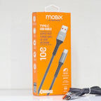 ( 10 adet ) 100W hızlı şarj ve veri aktarım kablosu 1metre MBX
