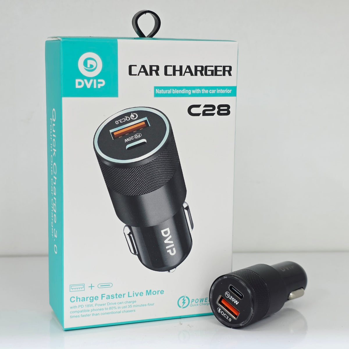 ( 5 adet ) Usb+TypeC girişli 3.0 18W hızlı araç şarj başlık çakmaklık MBX