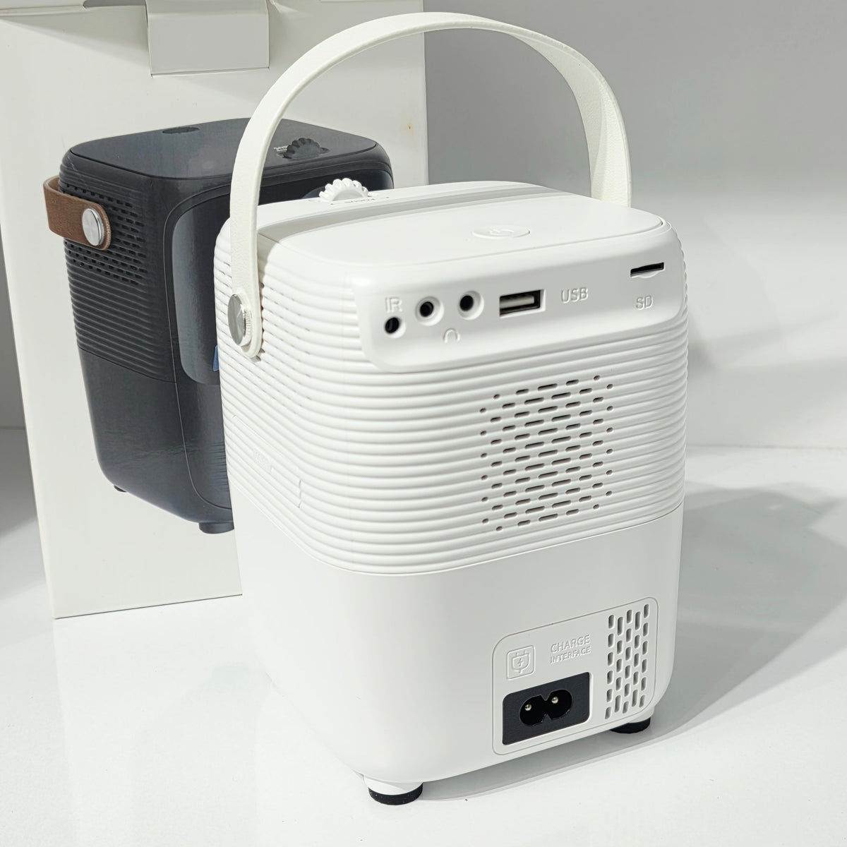 Masa üstü şarjlı projeksiyon Led wifi 5G hd, Usb ve sd kart destekli, kulaklık girişli LENSUN