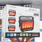 Alev efektli güneş enerjili, ışıklı, Usb Tf Sd destekli, nostaljik Bluetooth radio ve hoparlör Tucci