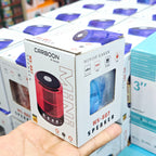( 3 adet ) WS-887 Şarj Edilebilir Mini Bluetooth Hoparlör FM Radyo / TF Kart Girişli CARBON