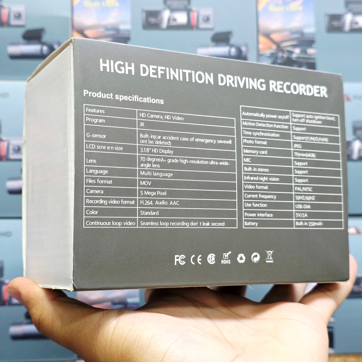 4K Ultra HD Vehicle BlackBOX DVR Dual Lens Araç İçi Kamera - WDR Gece Görüşlü Çift Kameralı Yol Kayıt Cihazı Müslüm