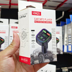 Araç İçi Bluetooth FM Transmitter - Çift USB + Type-C Hızlı Şarj Girişli Kablosuz MP3 Çalar çakmaklık TEKNOİST