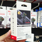 Araç İçi Bluetooth FM Transmitter - Çift USB + Type-C Hızlı Şarj Girişli Kablosuz MP3 Çalar çakmaklık TEKNOİST