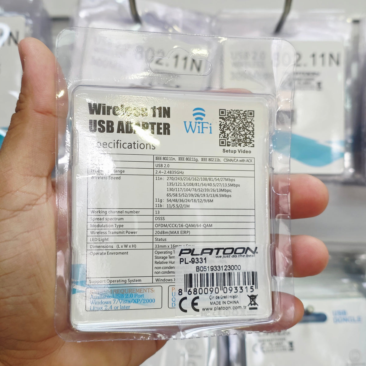 ( 5 adet ) USB 2.0 Wireless 300 Mbps Mini Wifi Alıcı Kablosuz Ağ Adaptörü Platoon