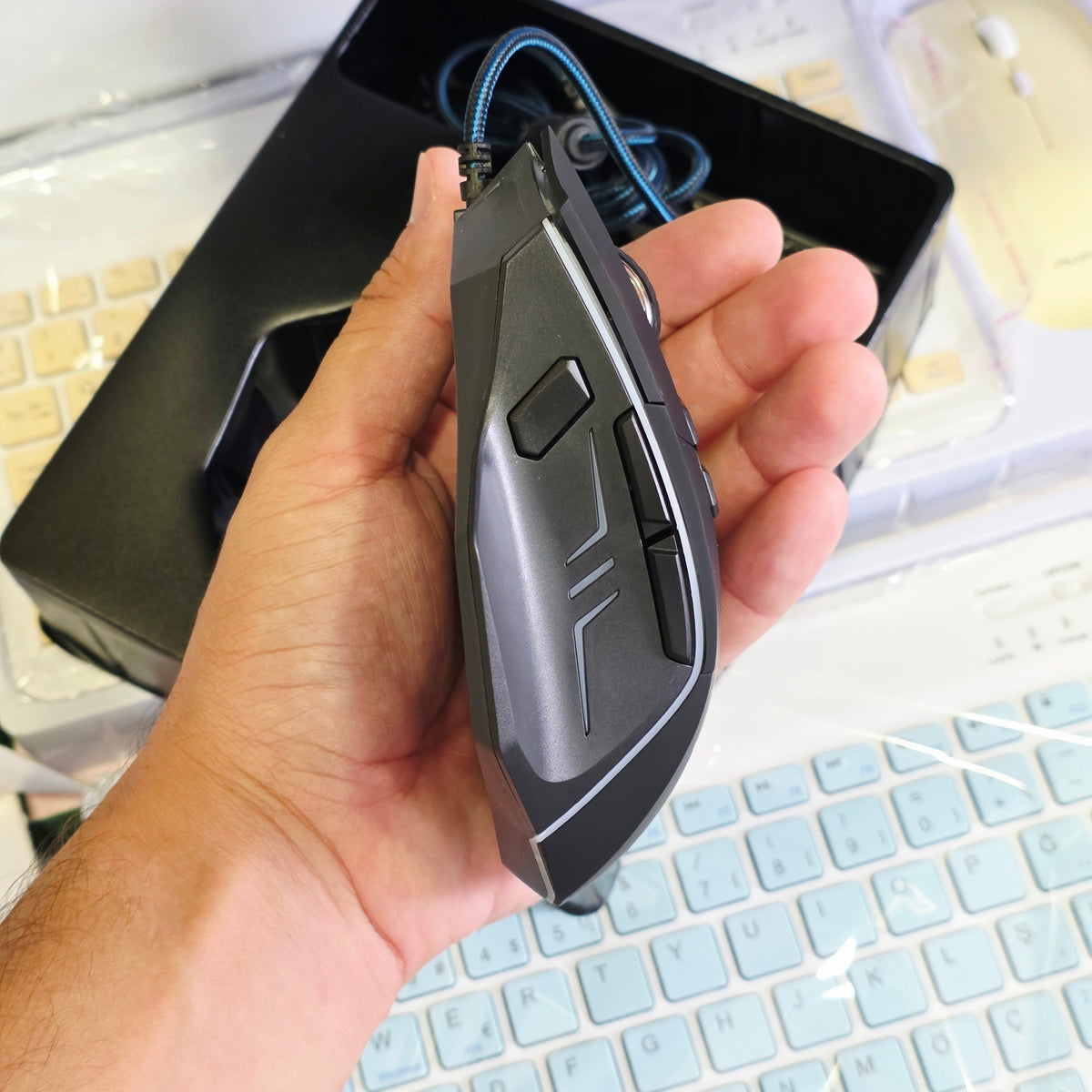 PL-1945 Gaming Pro RGB Işıklı 7 Tuşlu Kablolu Oyuncu Mouse Platoon