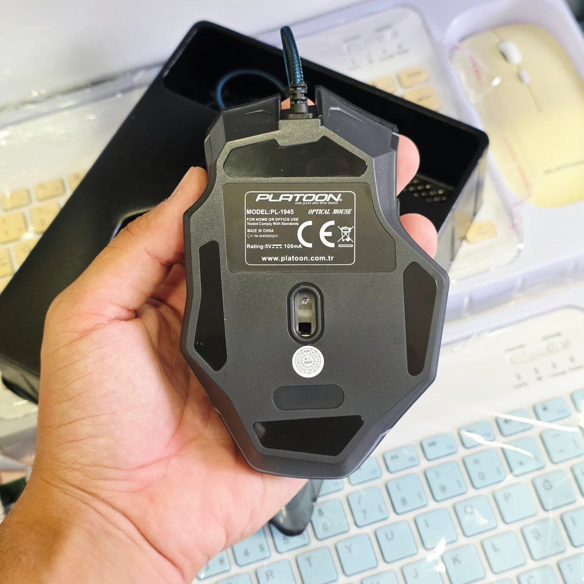 PL-1945 Gaming Pro RGB Işıklı 7 Tuşlu Kablolu Oyuncu Mouse Platoon