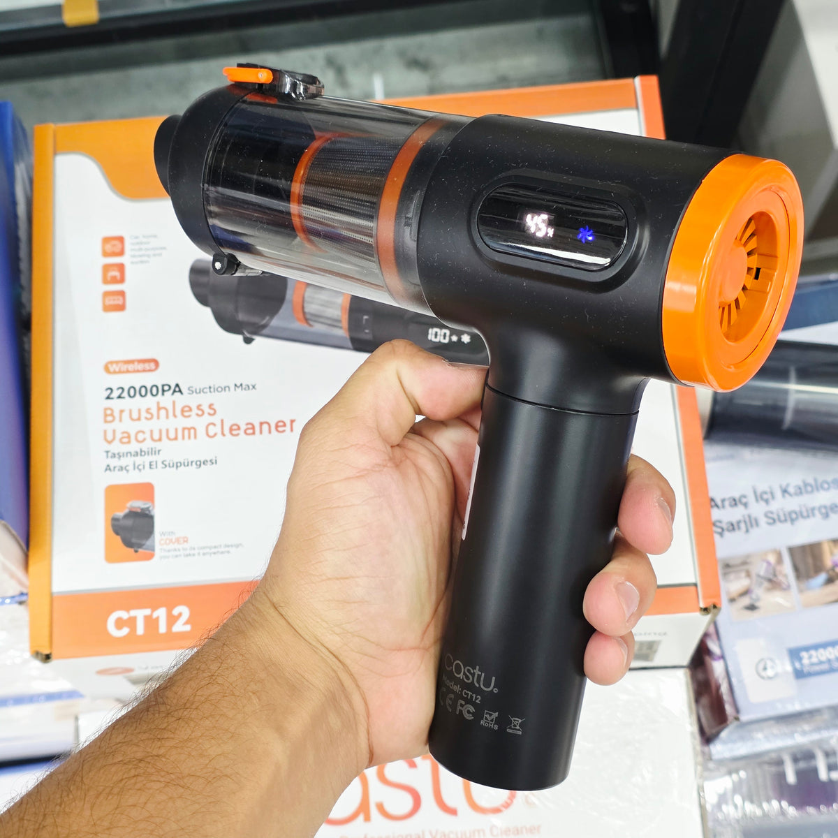 Cs59 Plus Max 20000Pa Fırçasız Motorlu Şarjlı El Süpürgesi LENSUN