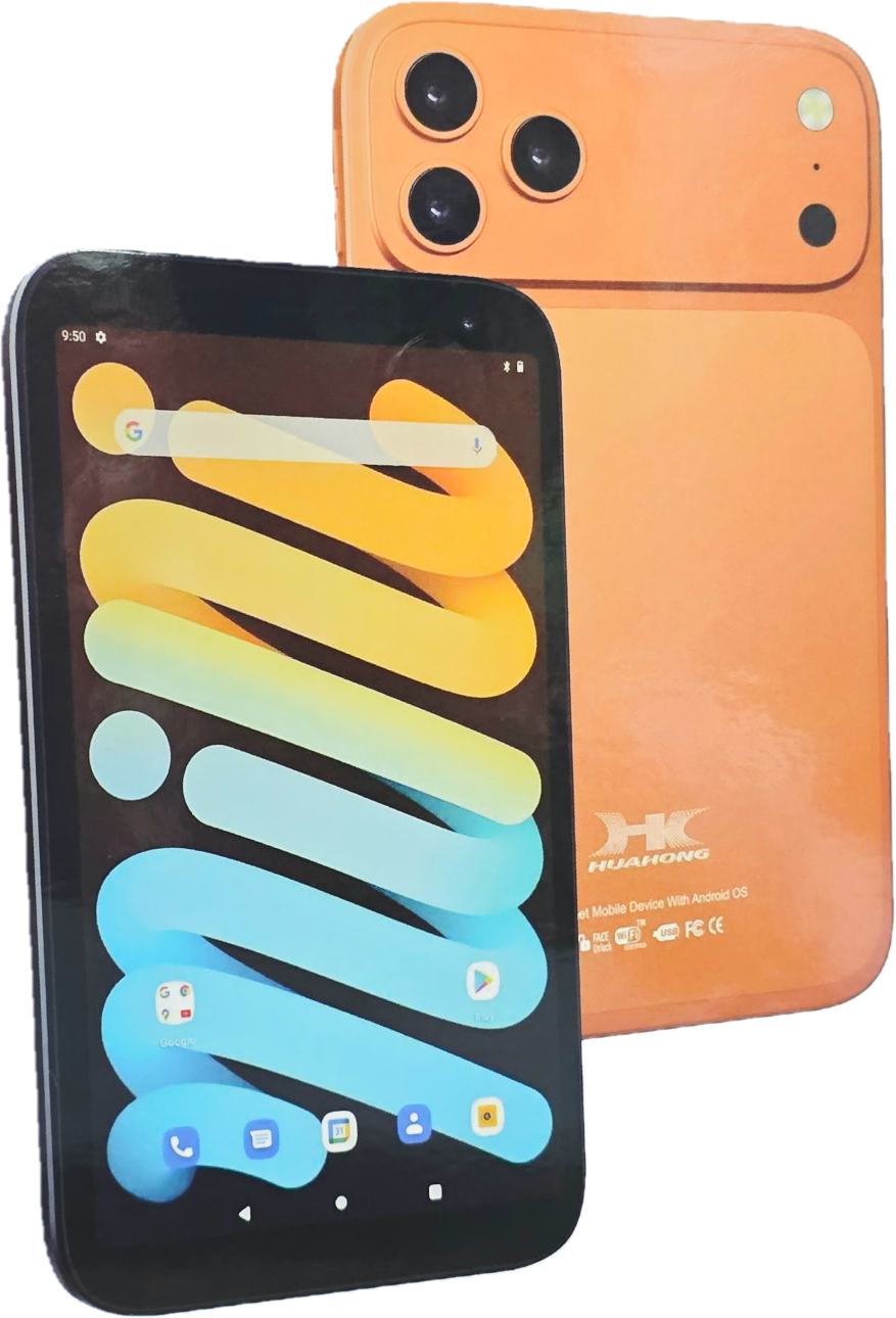 Huahong HK18ProMini 5G Destekli Mini Akıllı Telefon / Tablet - 16GB RAM + 1TB Hafıza, AMOLED Ekran (Kılıf Hediyeli Full Kutu)  TechnioTR