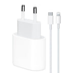 25w usbc adaptörü ve 1m usbc lightning pd kablo şarj seti - TechnioTR