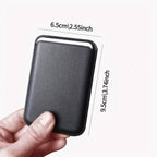 Magsafe uyumlu deri kartlık | telefon arkasına mıknatıslı yapışan cüzdan | iphone ile uyumlu şık ve ince tasarım Baysal