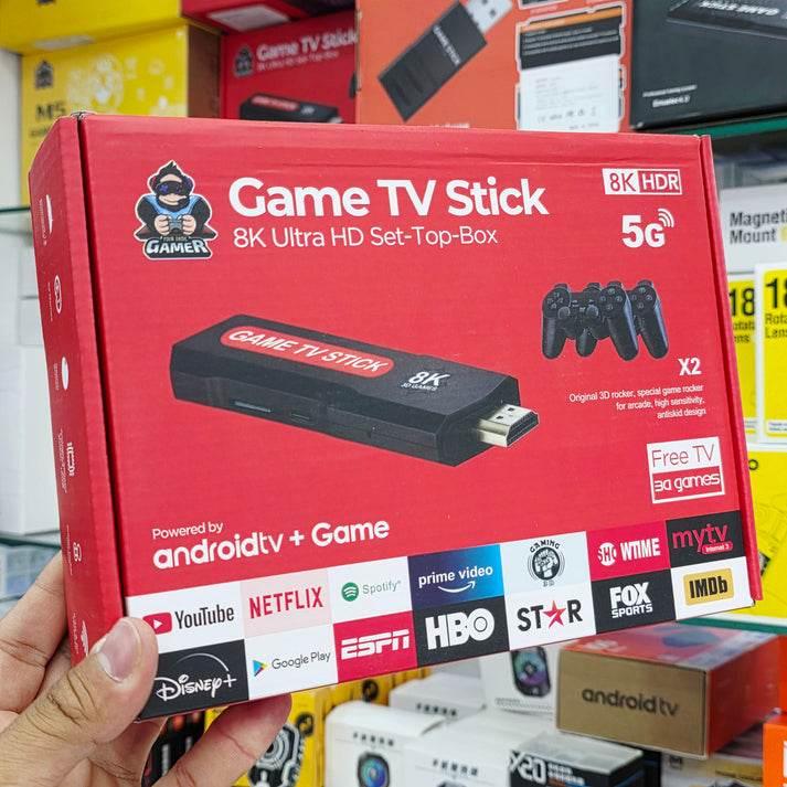 Çift kollu Hdmi game tv stick 8k ultra hd set 5G youtube netflix destekli LENSUN