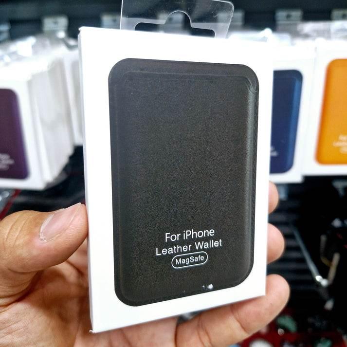 Magsafe uyumlu deri kartlık | telefon arkasına mıknatıslı yapışan cüzdan | iphone ile uyumlu şık ve ince tasarım Baysal