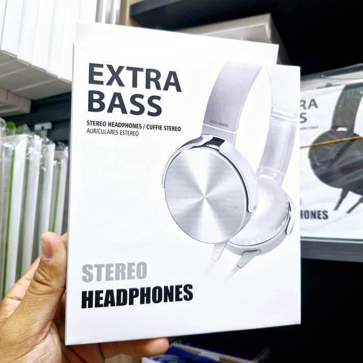 Extra bass steareo kablolu mikrofonlu pedli kafa üstü kulaklık xb450 İVO