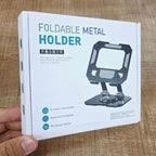 Foldable metal tablet stand | 360° döner, katlanabilir ayarlanabilir tutucu | tüm tablet modelleri ile uyumlu TEKNOİST