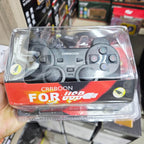 Usb girişli kablolu gamepad joystick titreşimli analog oyun kolu bilgisayar ve pc için CARBON