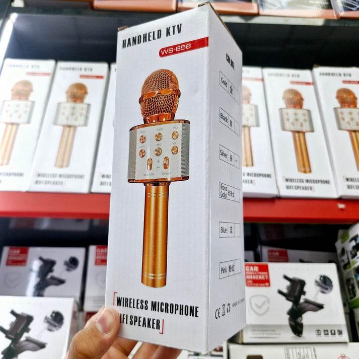( 5 adet ) Karaoke mikrofonlu bluetooth aux usb hafıza kart destekli hoperlör POLYGOLD