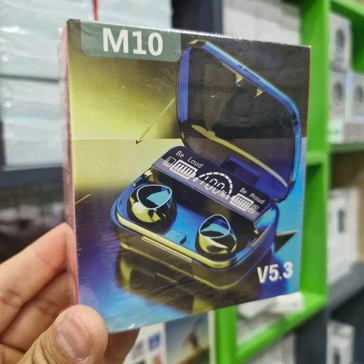 M10 led göstergeli su geçirmez kulak içi dokunmatik bluetooth kulaklık TEKNOİST