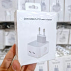 35w çift usb-c girişli ios android uyumlu hızlı şarj adaptör başlık FOREFO