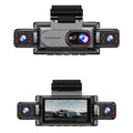 4 Kameralı 360° Döngüsel Kayıt Full HD 1080p Araç İçi Kamera - WiFi Cam, park modlu, Gece Görüşlü WDR Teknolojisi ve Yol Kayıt Cihazı - TechnioTR