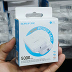 Borofone BJ31 5000 mAh Mini Taşınabilir Güç Bankası Powerbank - Type-C Input / USB-A Output Zayden