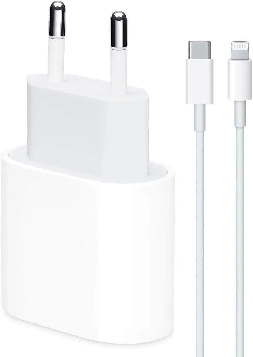 ( 5 adet ) 25w usbc adaptörü ve 1m usbc lightning pd kablo şarj seti TELETEK