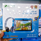 Ccıt 7" kids tablet & kulaklık seti - 4gb ram, 128gb hafıza, android 10, zoom destekli, çocuklara özel eğitim tableti APPEX