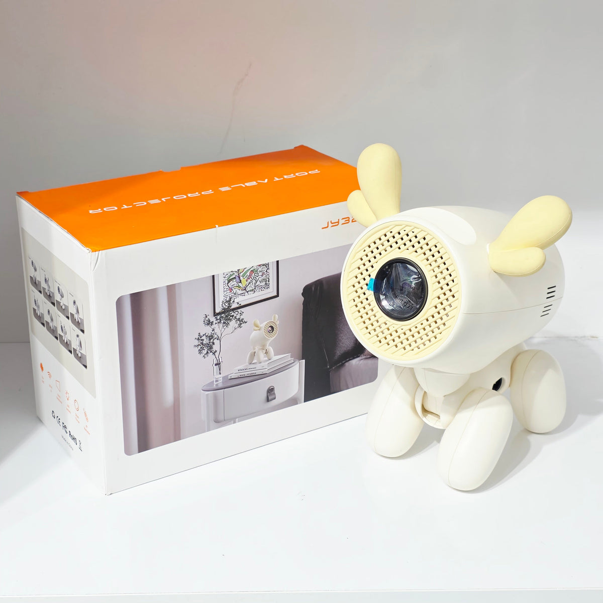 Geyik Tasarımlı Akıllı Projeksiyon Cihazı 4K Wifi, Android 2g+16g, kumandalı, Otomatik dengeleme, Hdmi Usb Sd Kulaklık girişli, LENSUN