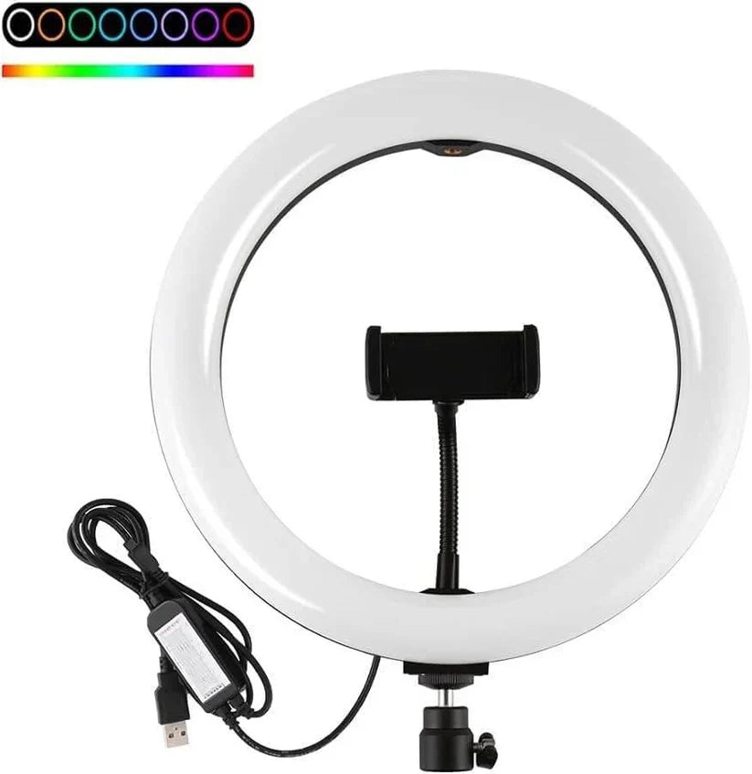Selfie Rgb ledli tiktok ışığı tripodlu (ayak dahil) TEKNOİST