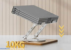 Ahşap tabanlı metal 360 derece döner ayarlanabilir yükseklik laptop ve tablet tutucu masaüstü standı Vip AYSAN