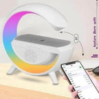 Hm-2309 rgb ışıklı kablosuz hoparlör - 15w güç, saatli, şarjlı, müzik ve tarz bir arada! TELETEK