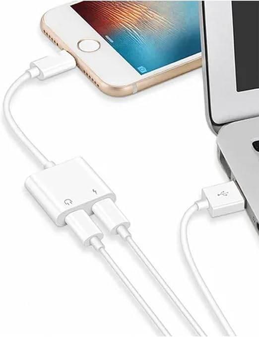 ( 5 adet ) Lightning 2in1 çoğaltıcı kulaklık ve şarj dönüştürücü TEKNOİST