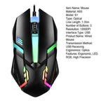 ( 5 adet ) Usb girişli rgb ışıklı kablolu oyuncu mouse x1 TEKNOİST