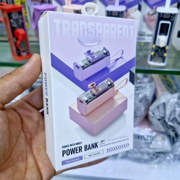 5,000 mah mini led göstergeli typec ve lightning powerbank MİLANO