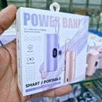 5,000 mah mini led göstergeli typec ve lightning powerbank MİLANO