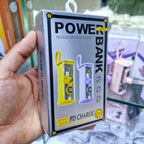 5,000 mah mini led göstergeli typec ve lightning powerbank MİLANO