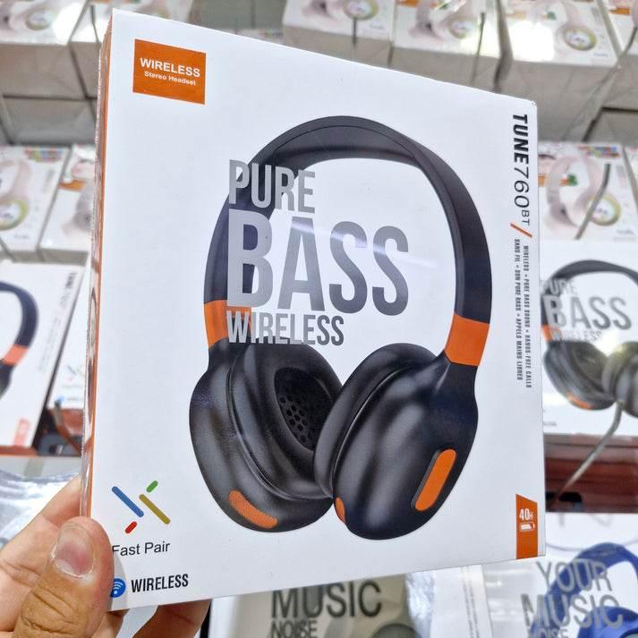 Tune 760bt kablosuz kafa üstü bluetooth kulaklık - 40 saat pil ömrü, hızlı bağlantı ve arama desteğiyle üstün ses deneyimi FOREFO