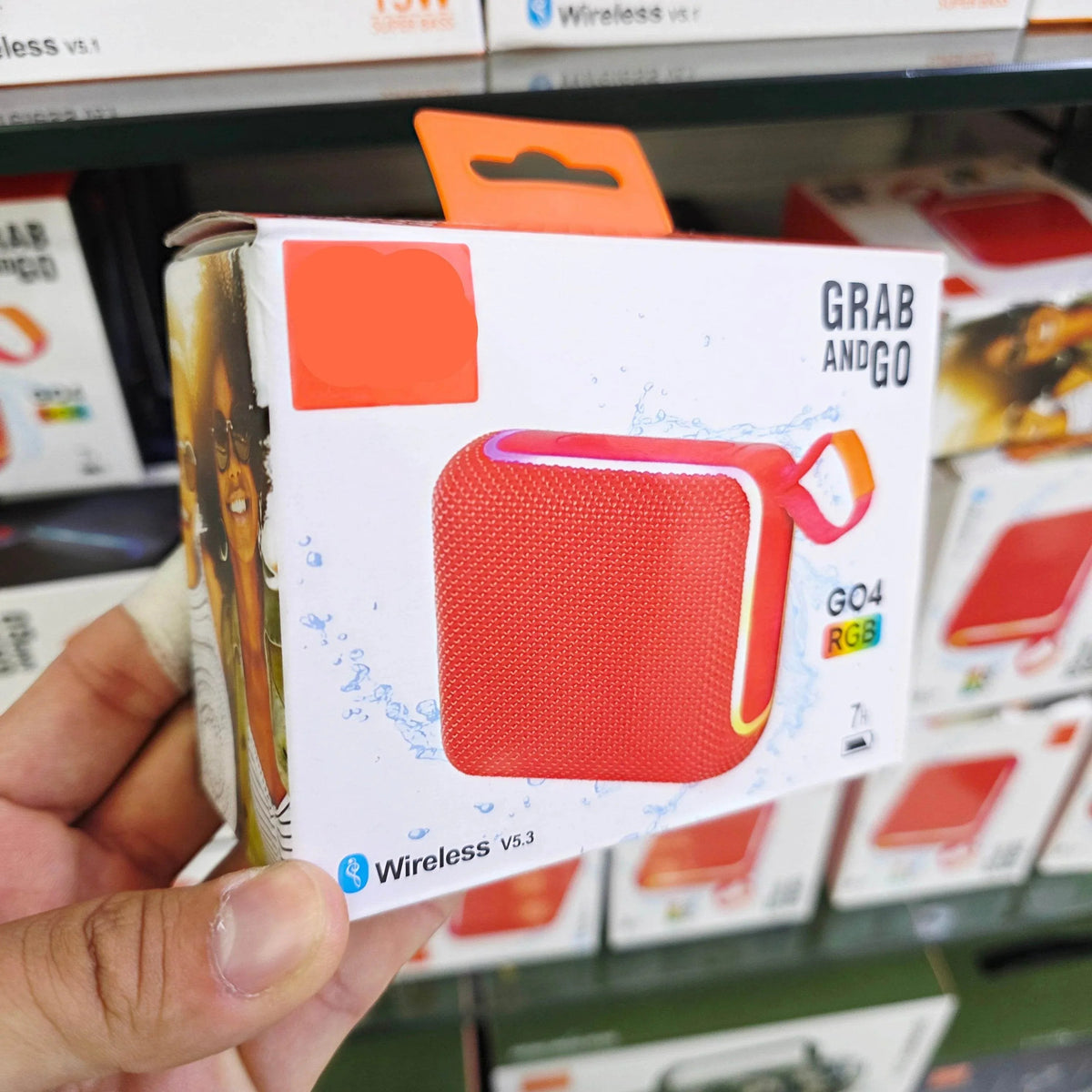 Go4 rgb ışıklı taşınabilir 5,3v 7 saat kullanım süreli ip67 suya dayanıklı bluetooth hoparlör FOREFO